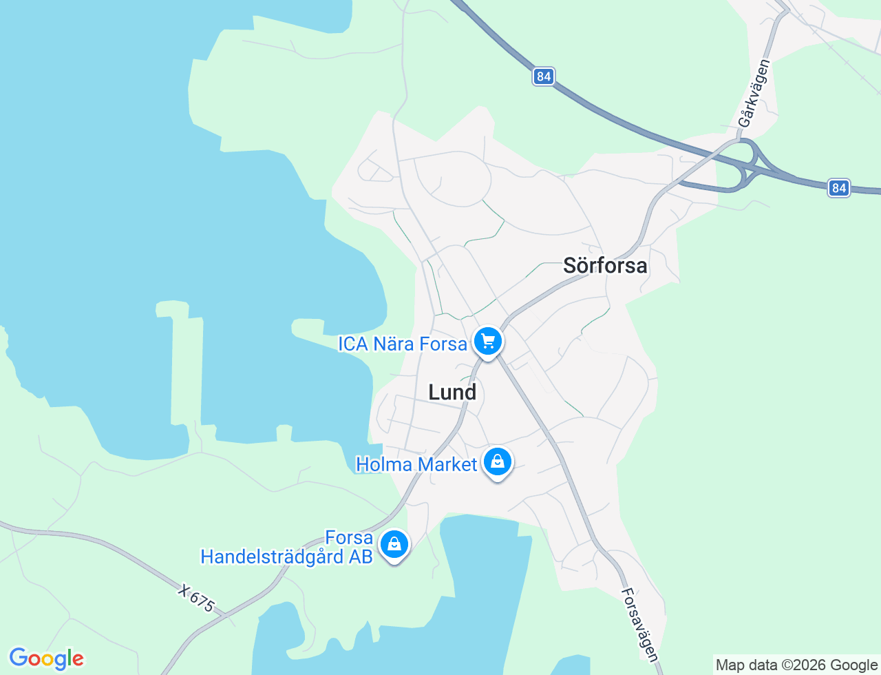 Karta över Varpvägen 2 i 60 Forsa