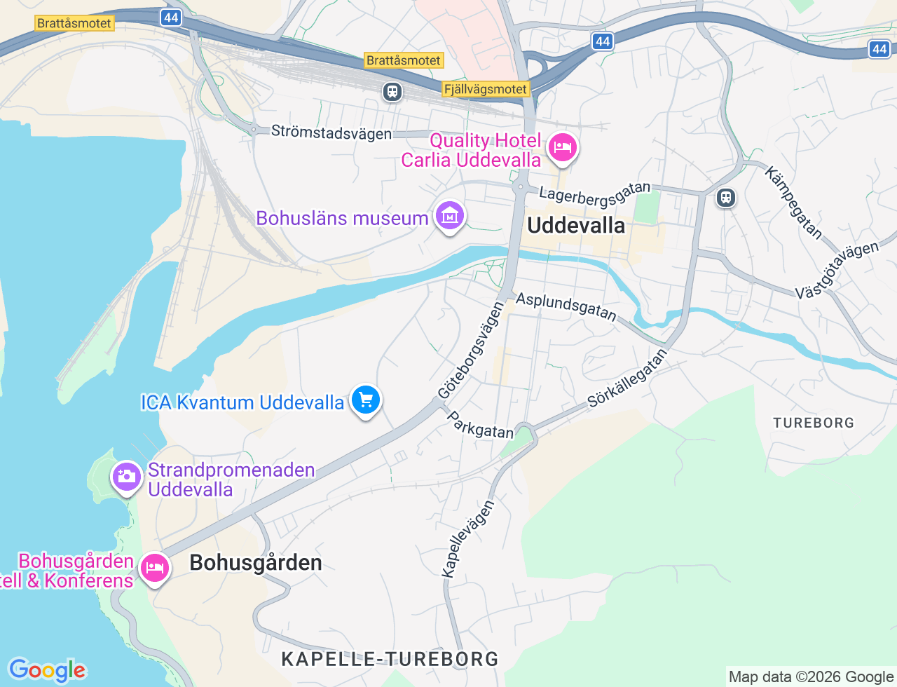 Karta över Walkeskroken 14C i 42 Uddevalla