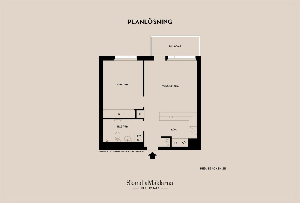 Planritning, Kedjebacken 2B