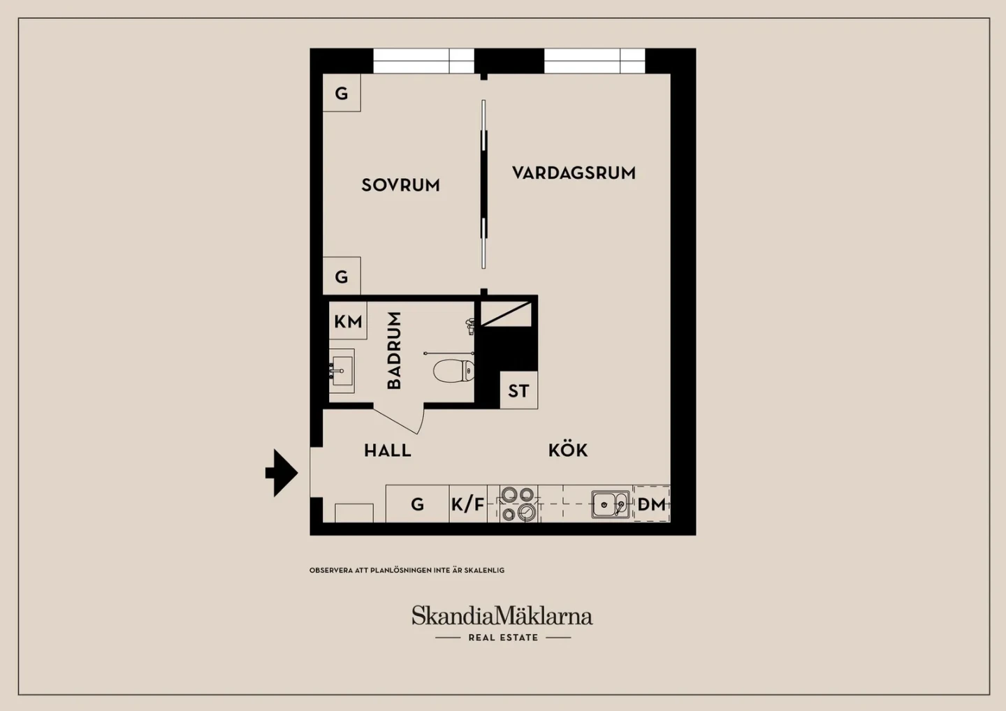 Planritning, Almbygatan 10