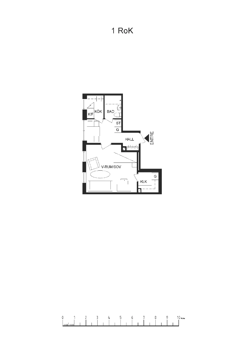 Planritning, Norra Strandgatan 17