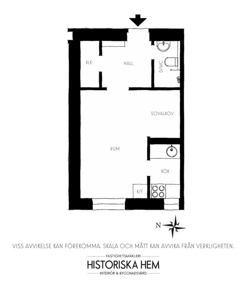 Planritning, Hallandsgatan 46