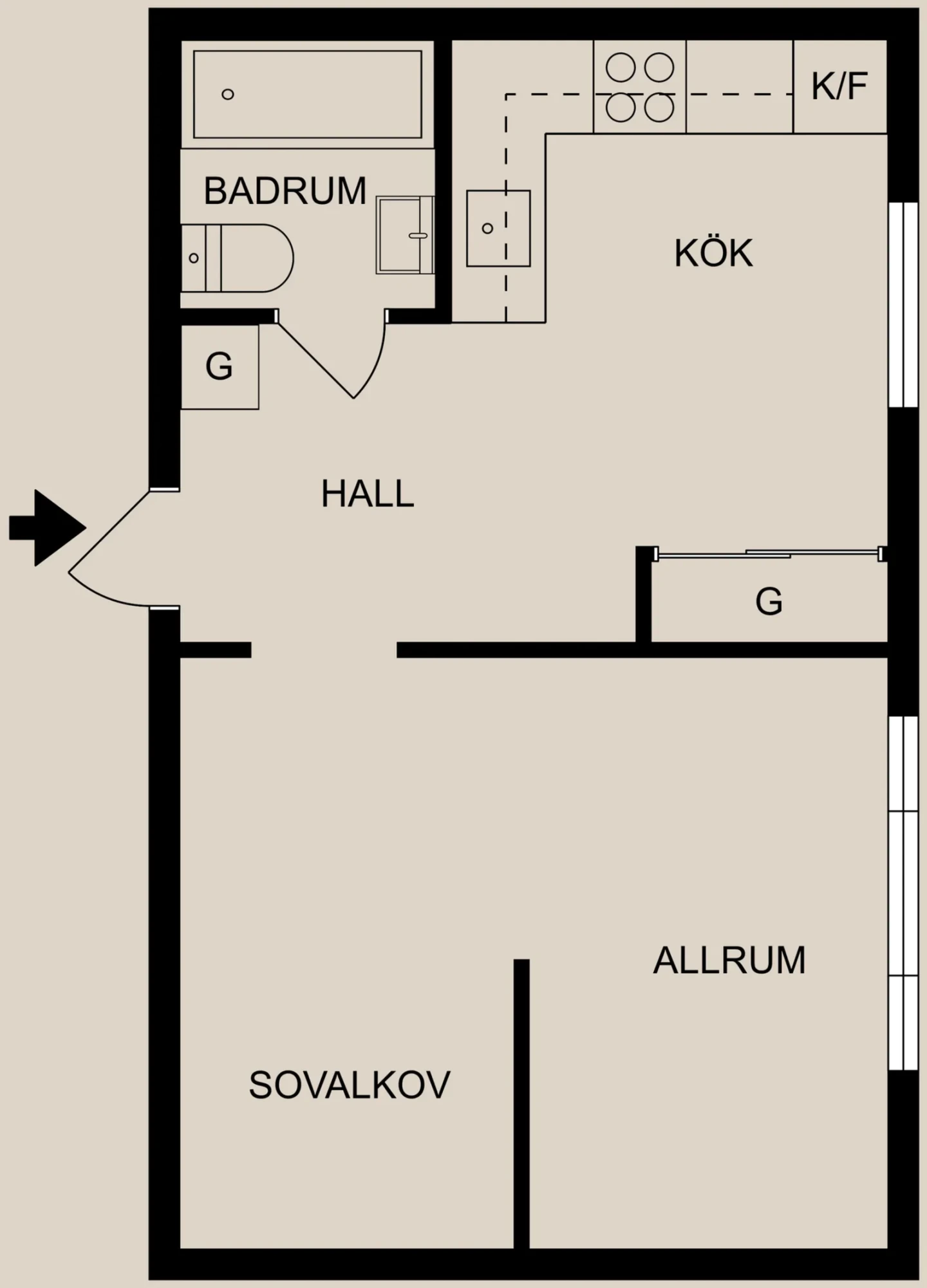 Planritning, Bandygränd 17