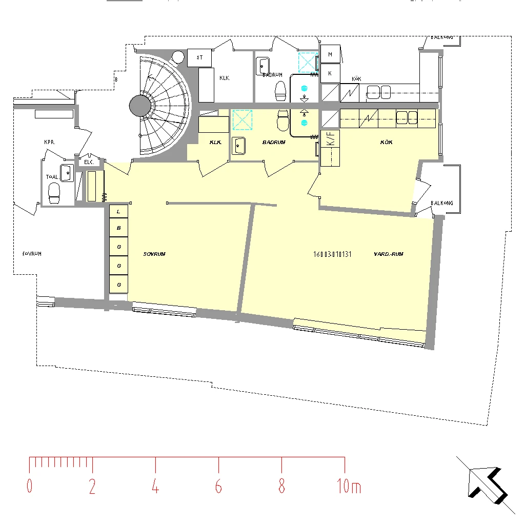 Planritning, Norrby Tvärgata 22