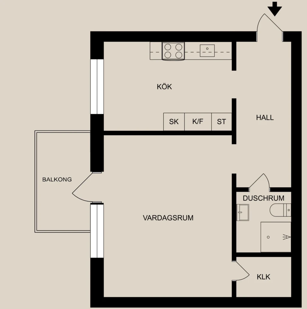 Planritning, Nelinsgatan 22