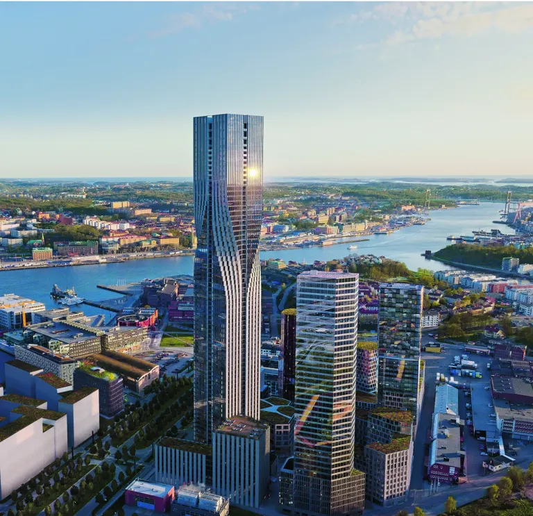 Bostadsrätt med 2 rum på Karlatornet (Lodjursstråket 1) vån 18 i Göteborg, bild 4 av 4