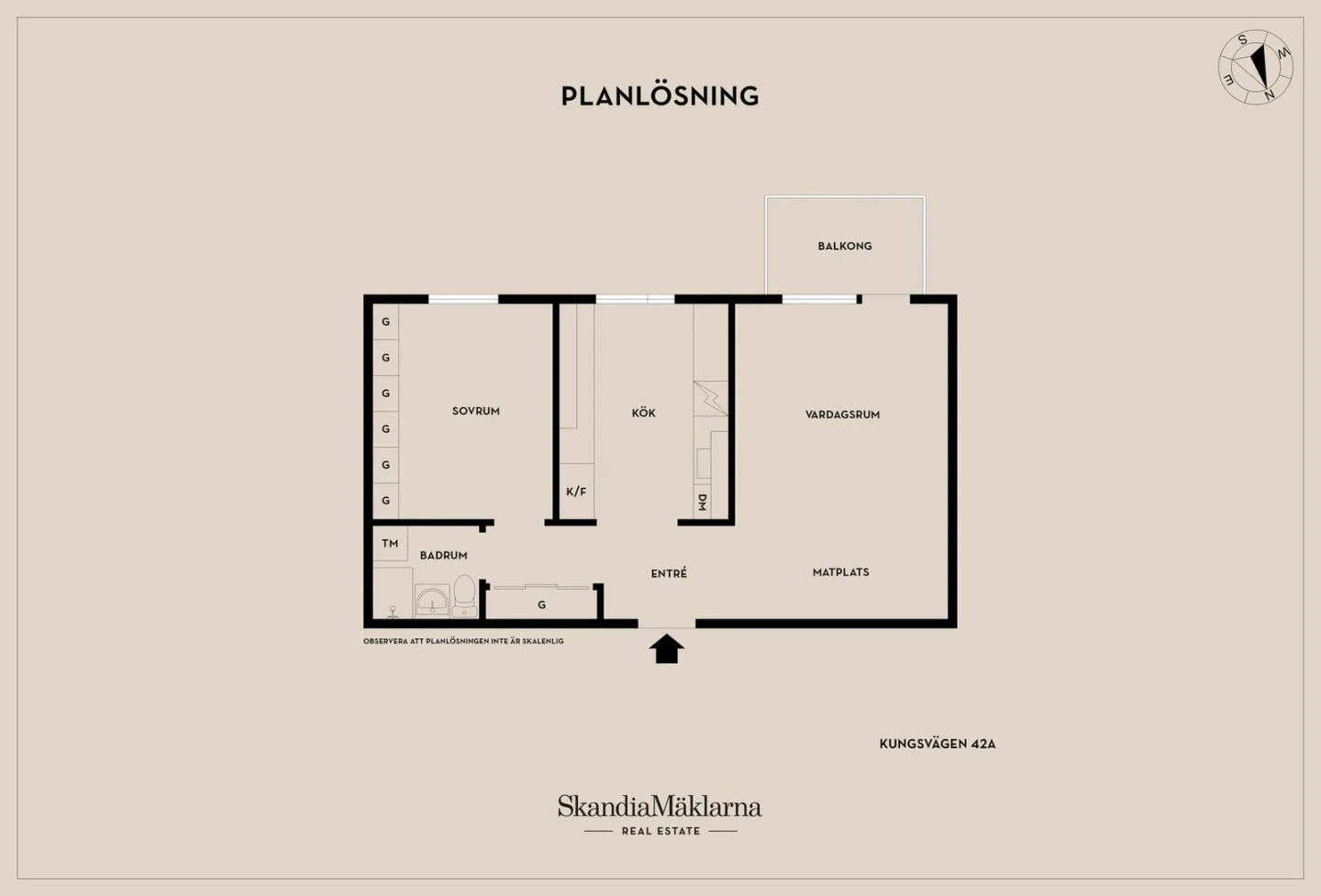 Planritning, Kungsvägen 42A