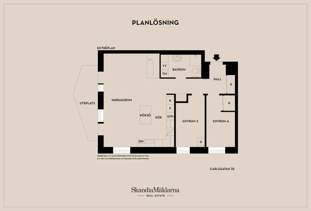 Planritning, Carlsgatan 35