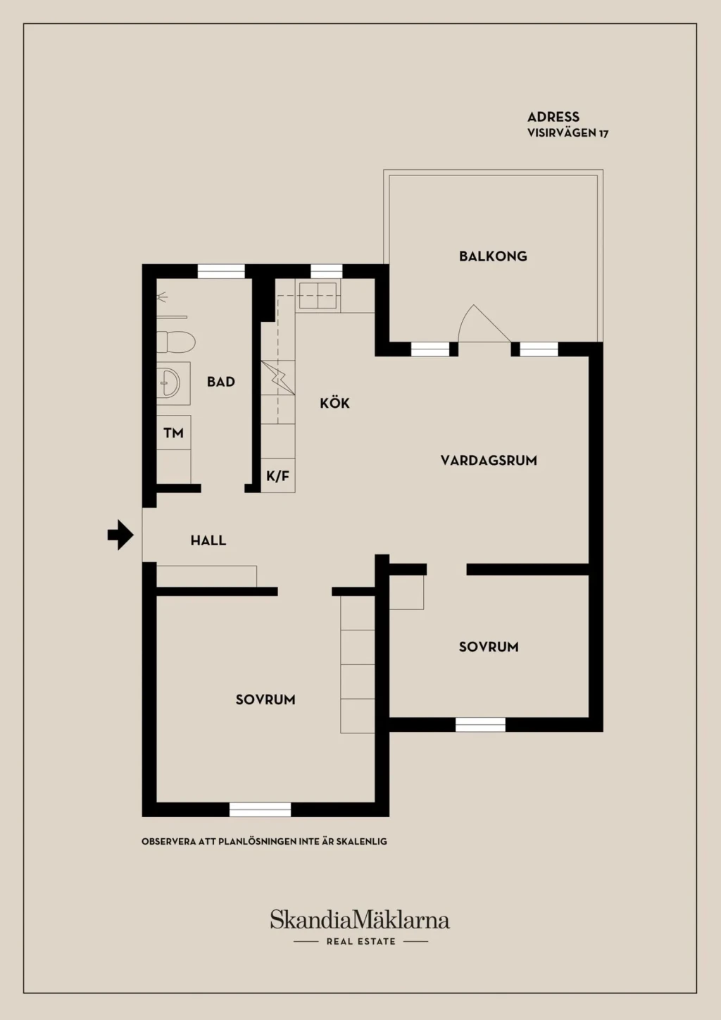 Planritning, Visirvägen 17