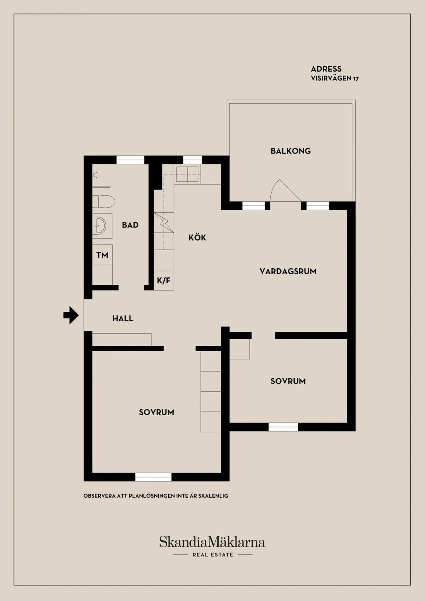Planritning, Visirvägen 17