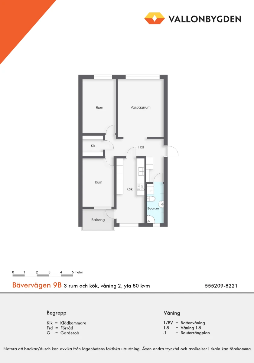 Planritning, Bävervägen 9B