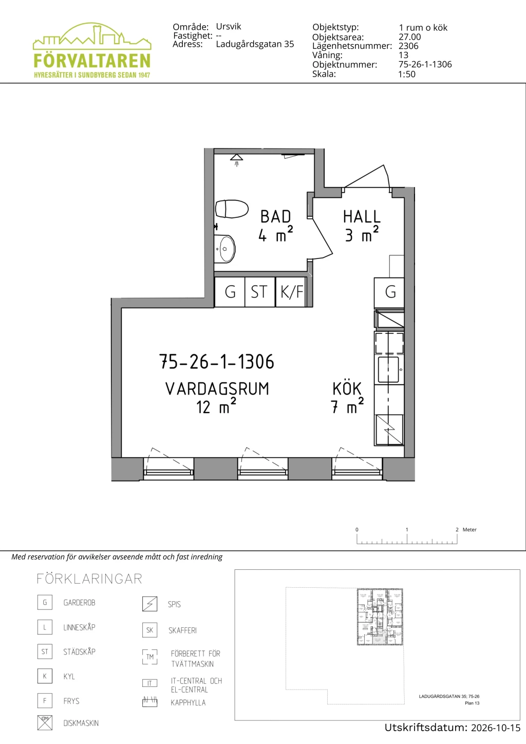 Planritning, Ladugårdsgatan 35