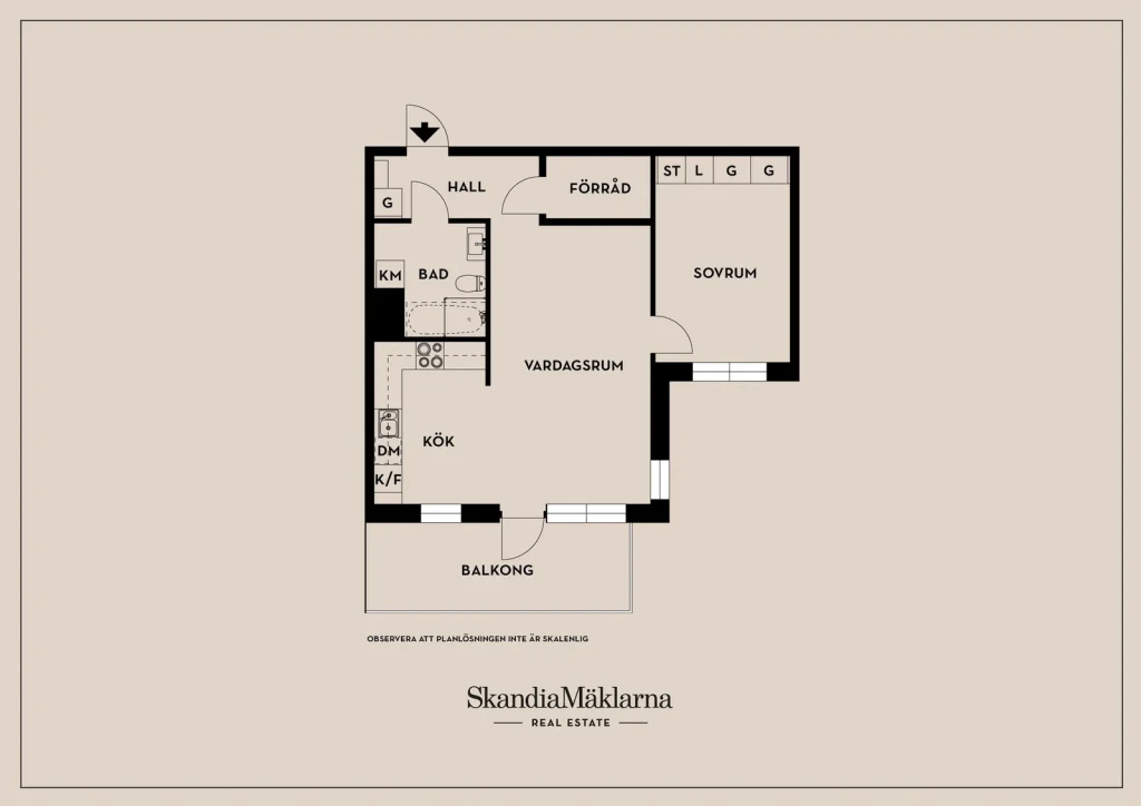 Planritning, Kalvshällavägen 42