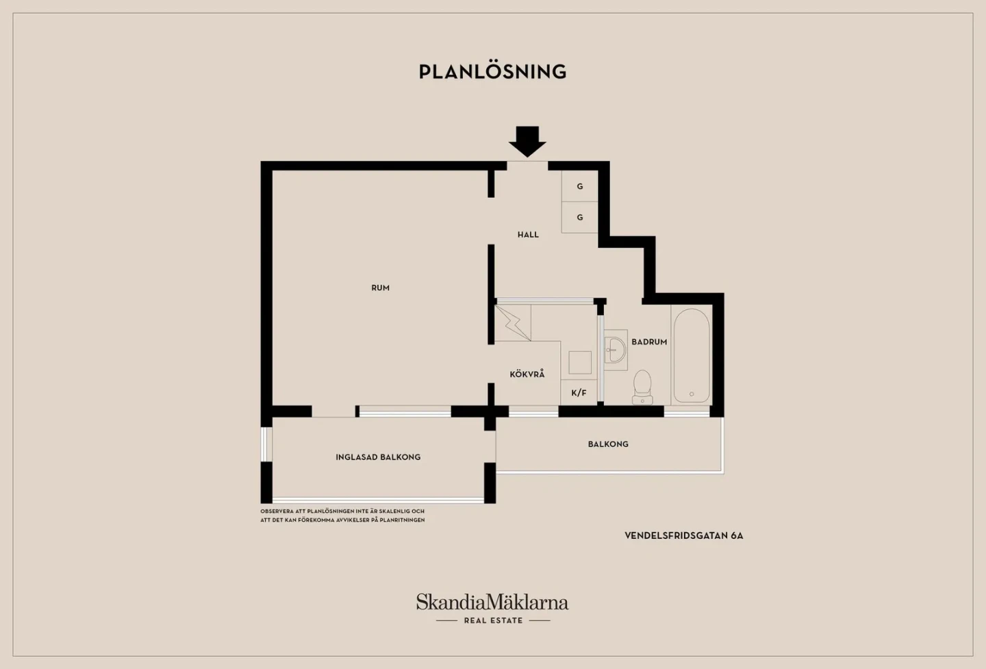 Planritning, Vendelsfridsgatan 6A