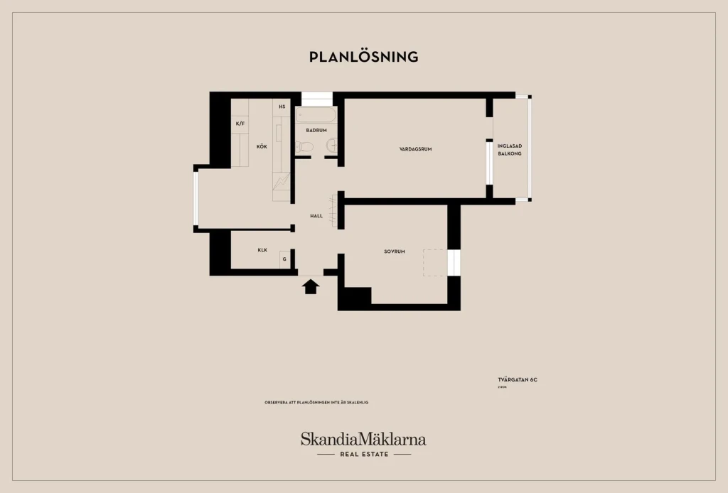 Planritning, Tvärgatan 6C