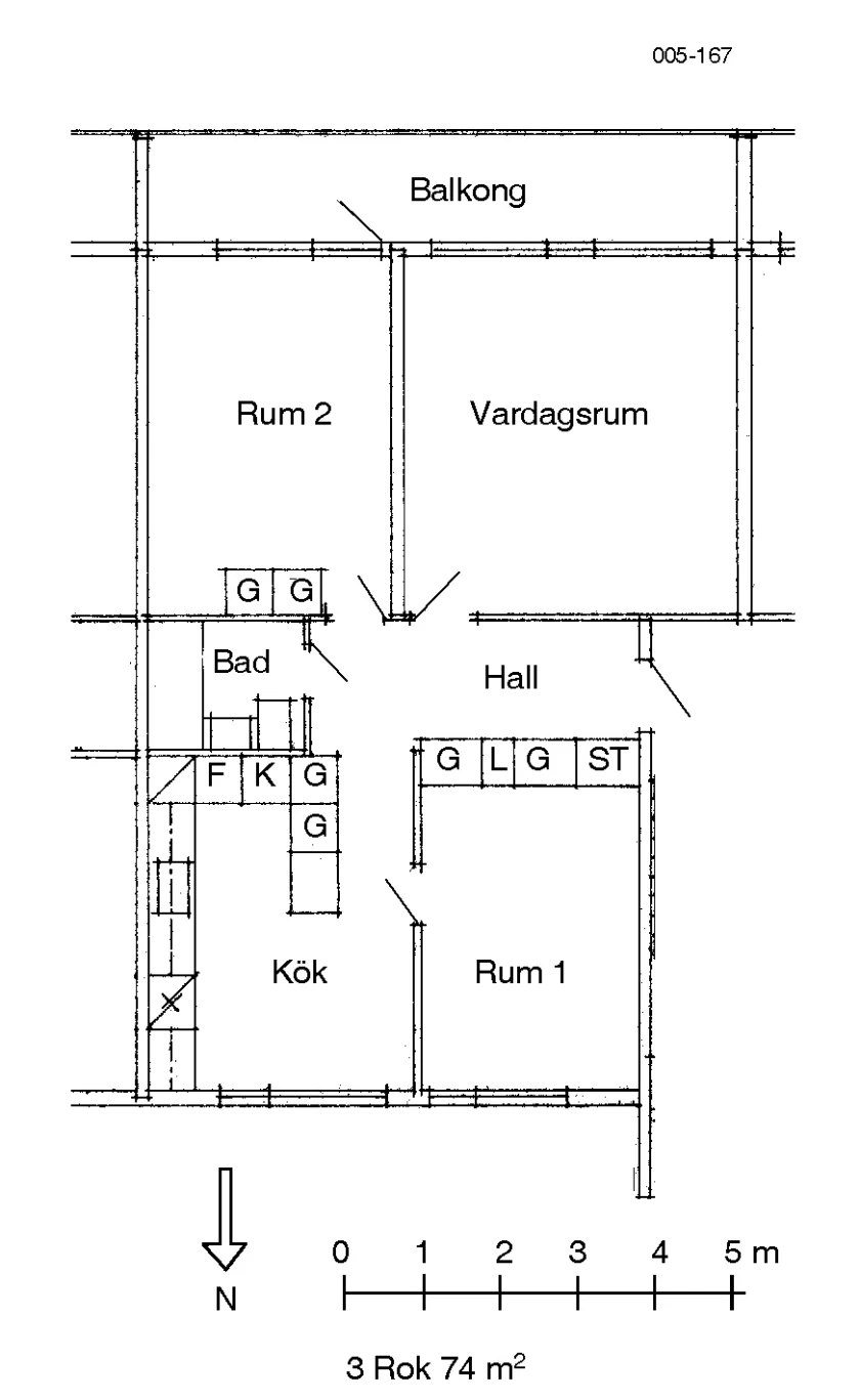 Planritning, Stens väg 6D