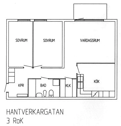 Planritning, Hantverkargatan 26