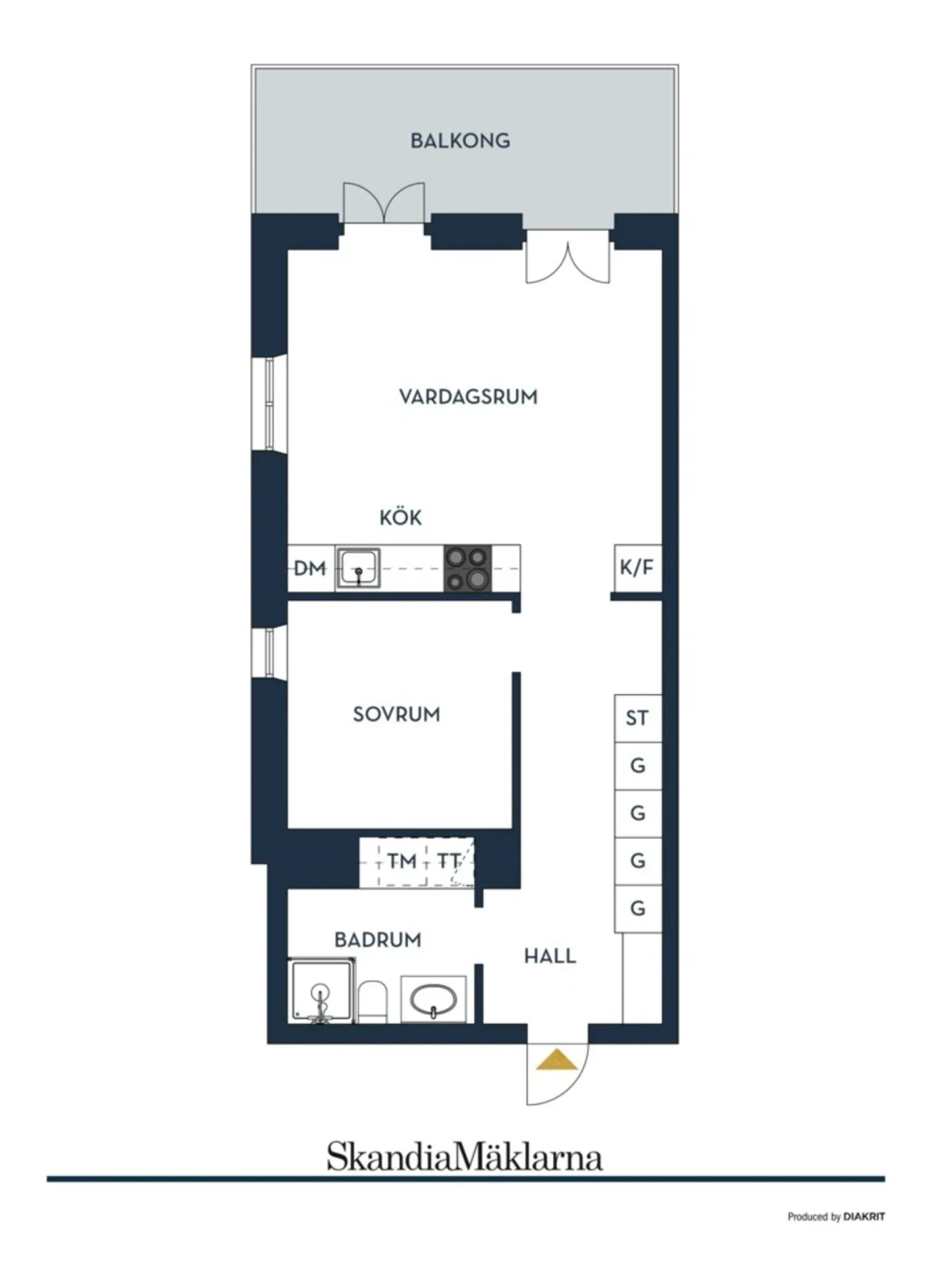 Planritning, Barkarbyvägen 38