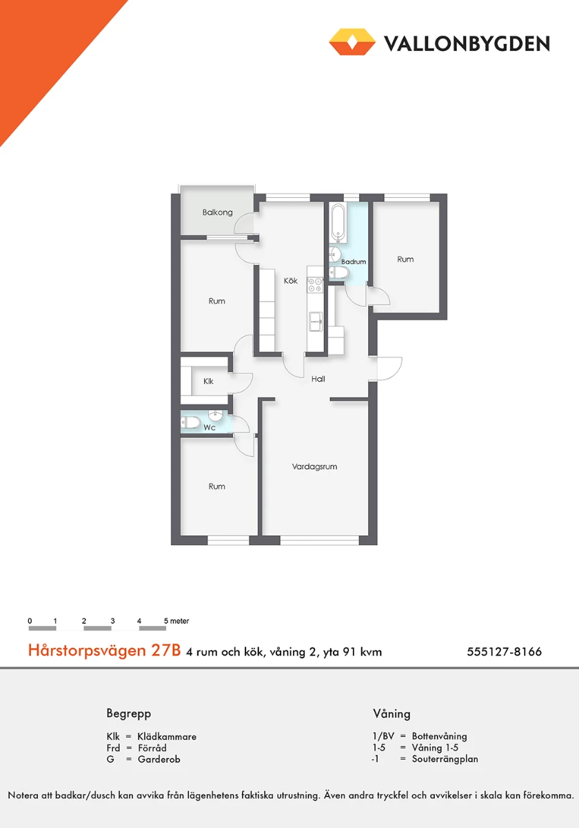 Planritning, Hårstorpsvägen 27B