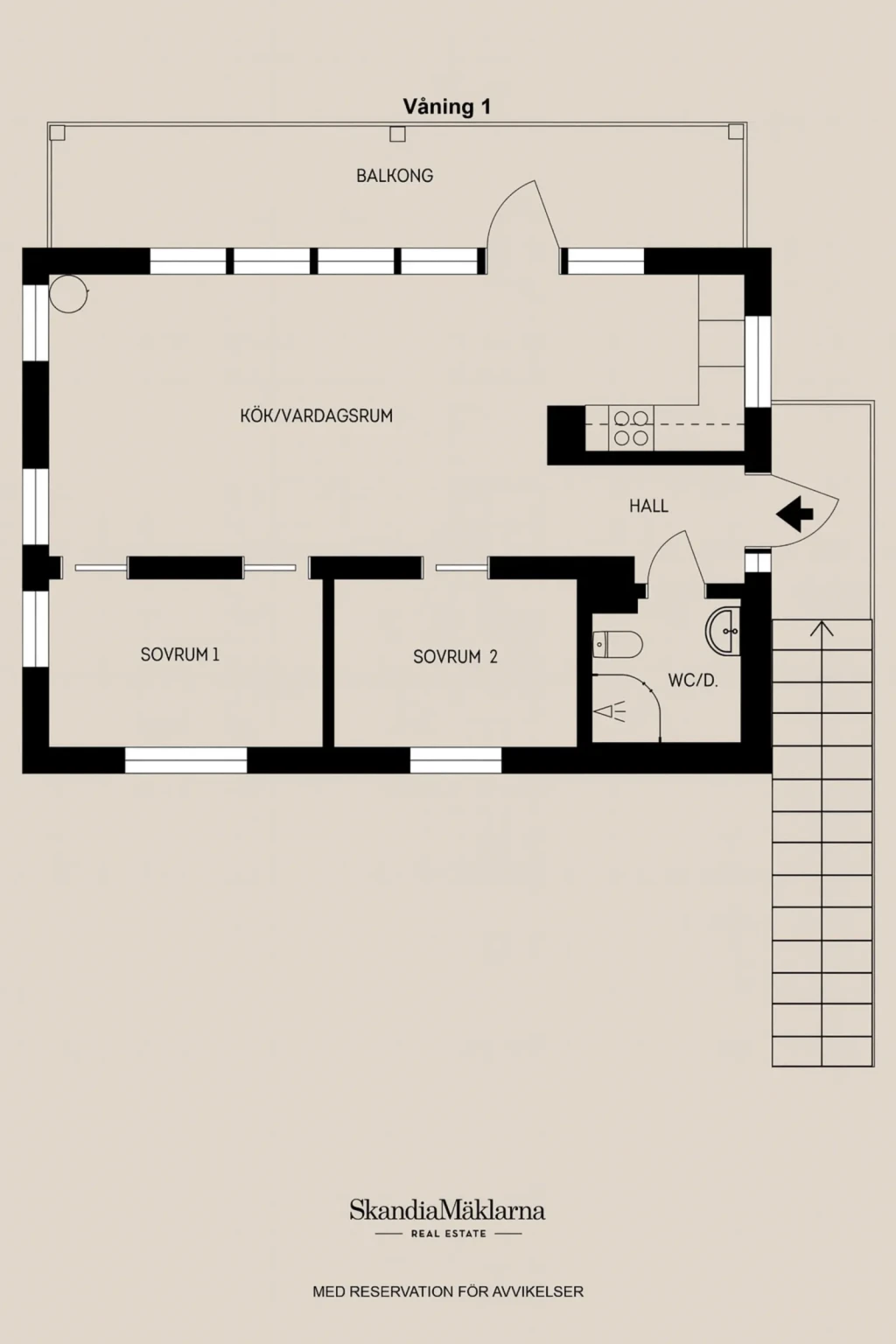 Planritning, Kullbergsvägen 37A