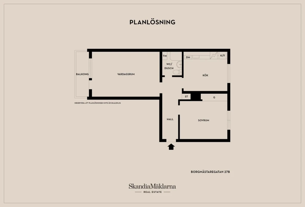 Planritning, Borgmästaregatan 27B