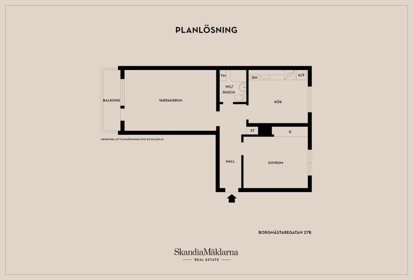 Planritning, Borgmästaregatan 27B