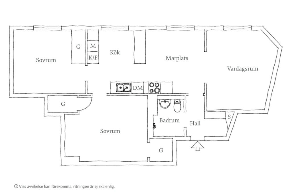 Planritning, Gustavsplatsen 1F