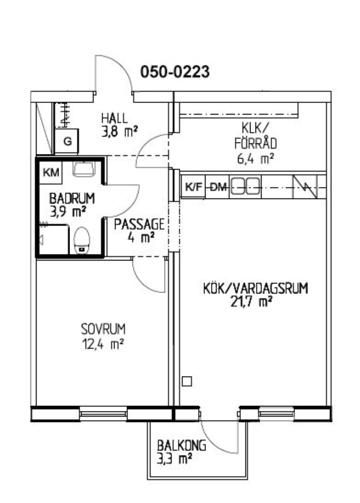 Planritning, Getbergsvägen 21