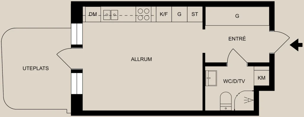 Planritning, Rodgagatan 3