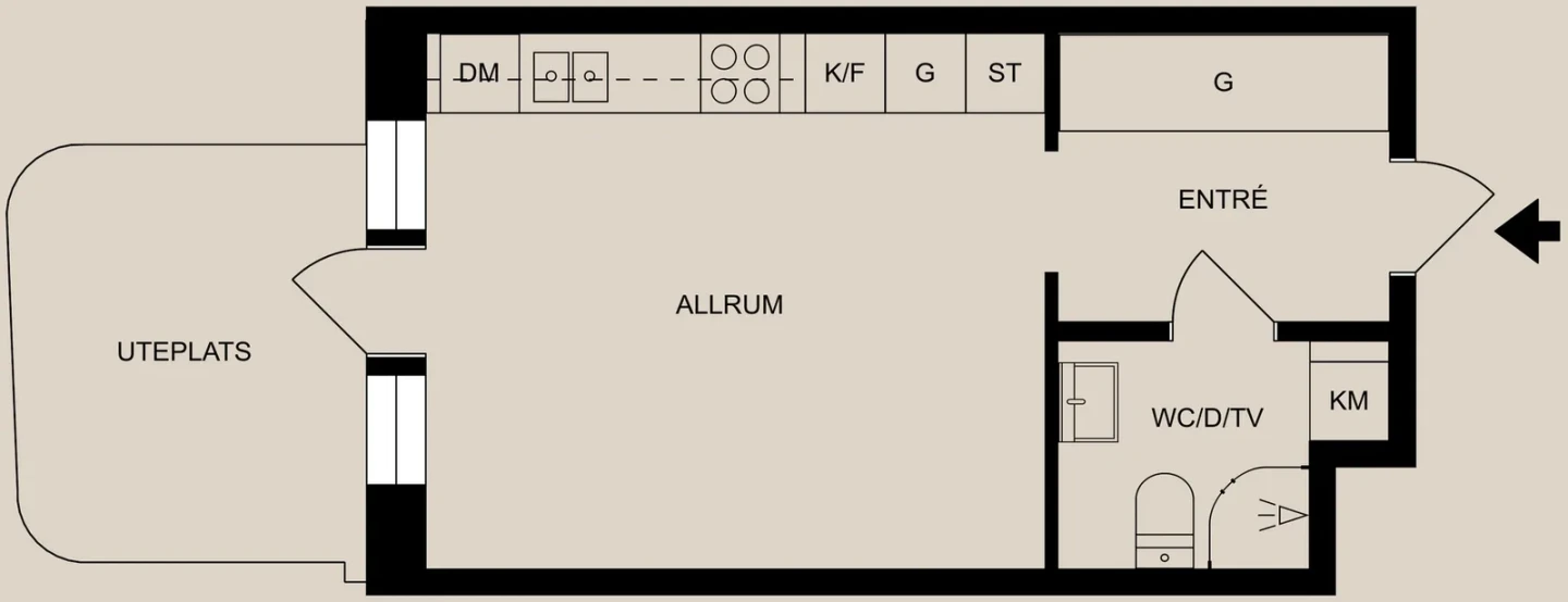 Planritning, Rodgagatan 3