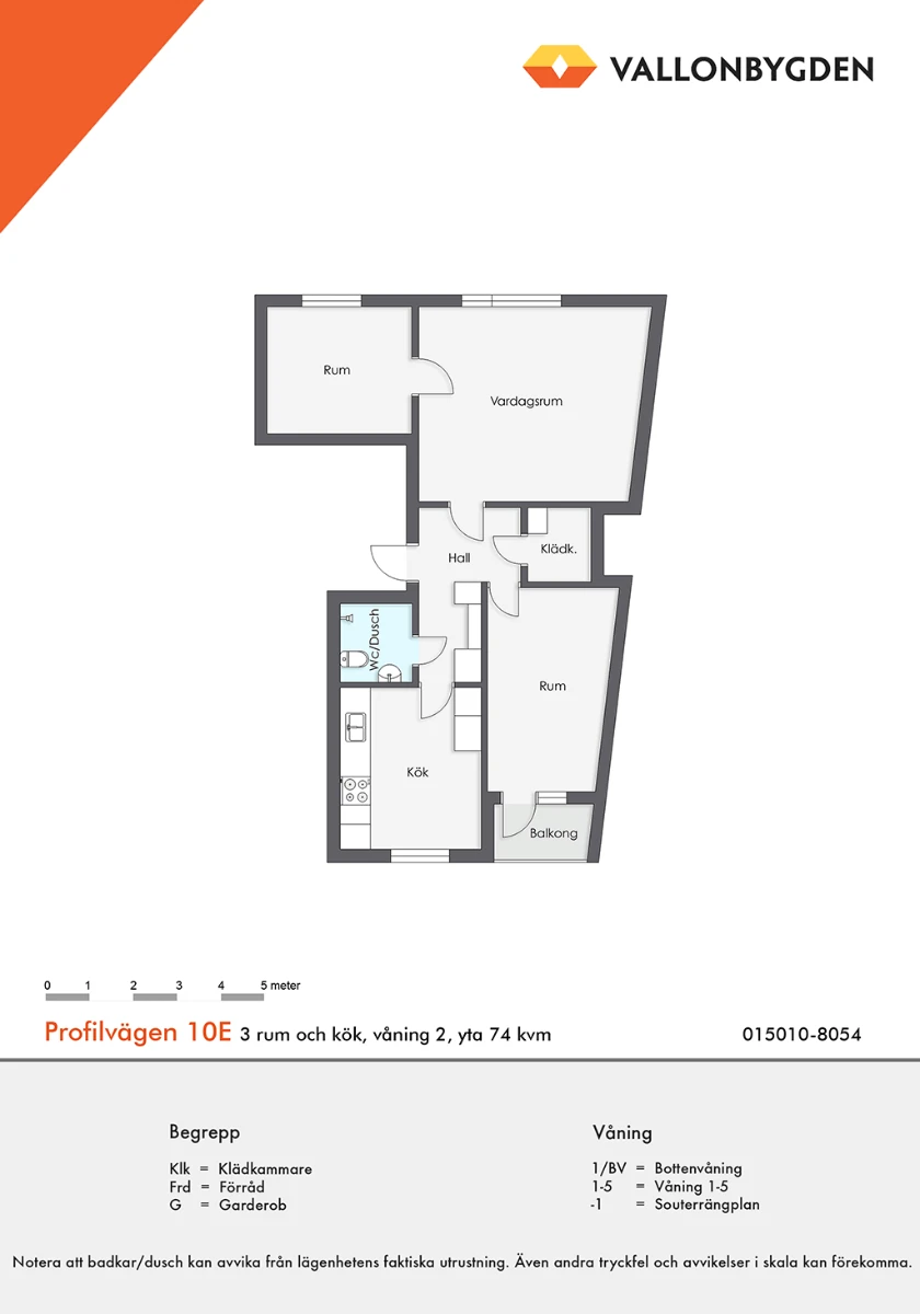 Planritning, Profilvägen 10E