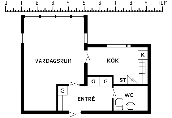 Planritning, Kvillgränd 16