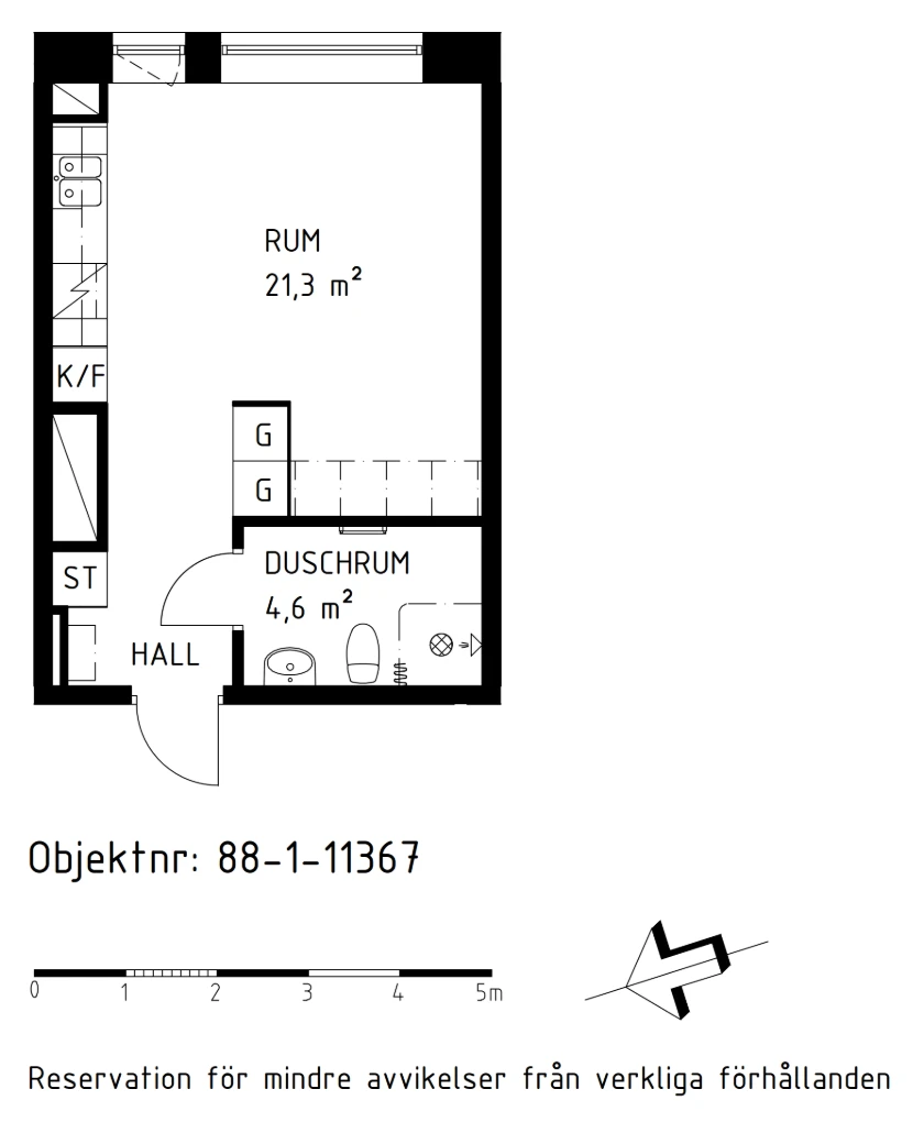 Planritning, Kurortsvägen 10