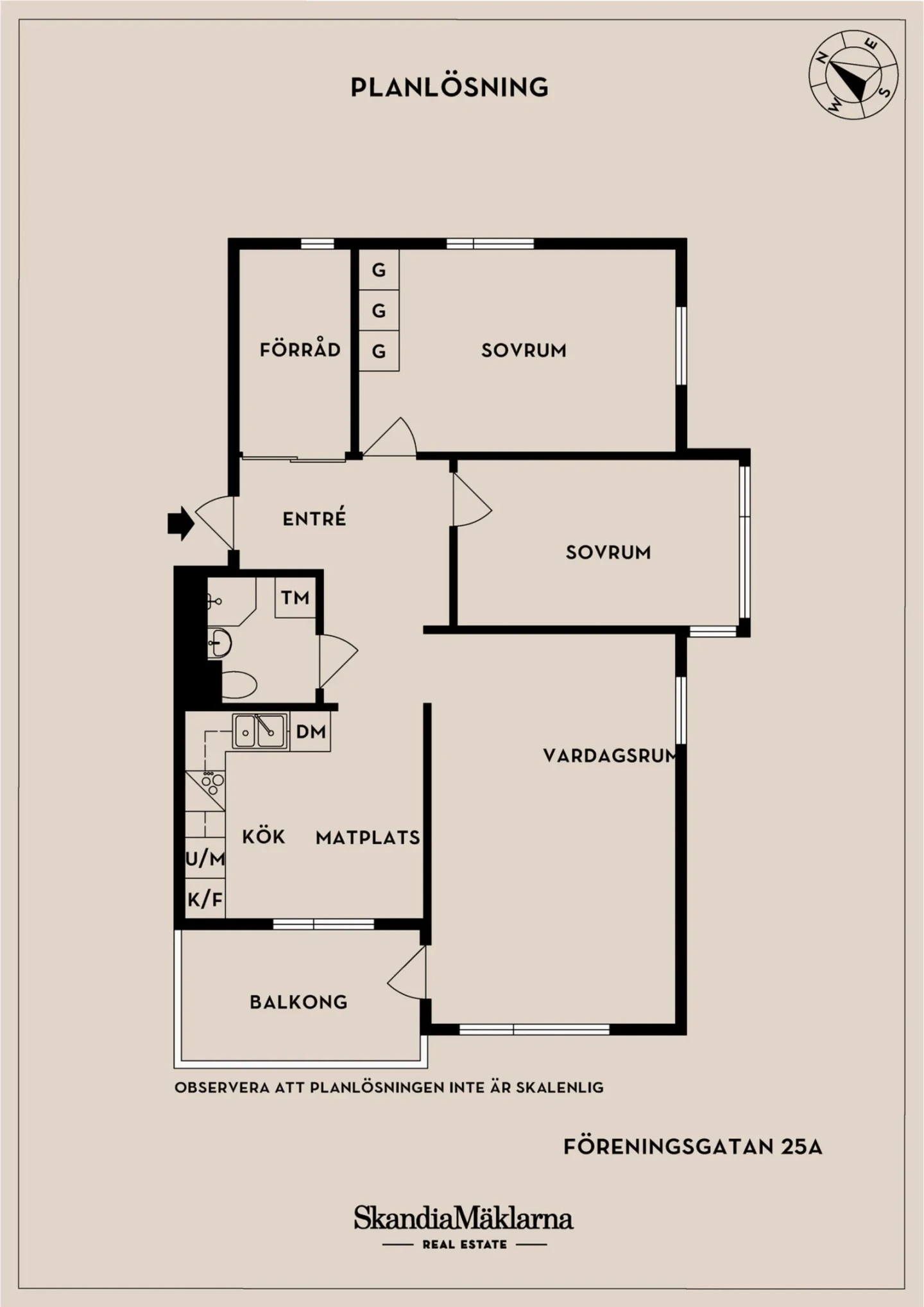 Planritning, Föreningsgatan 25A
