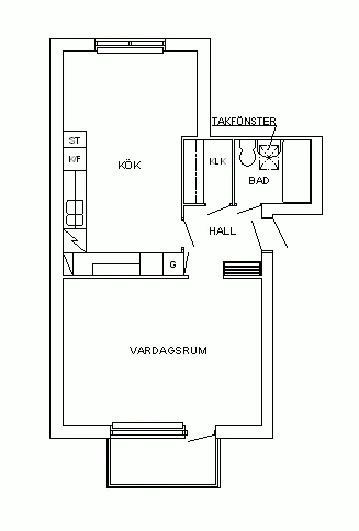 Planritning, Hammarvägen 3