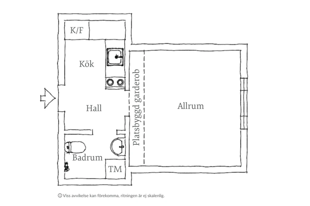 Planritning, Kumla allé 18