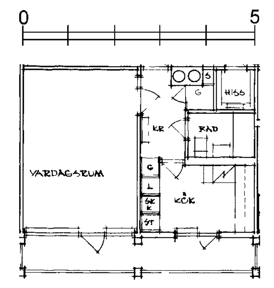 Planritning, Lorensborgsgatan 4A