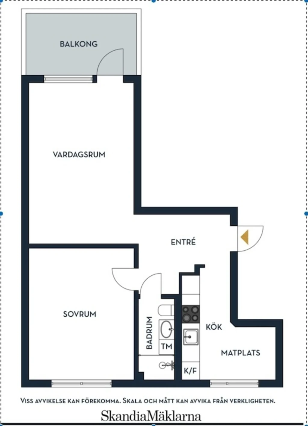 Planritning, Ystadsgatan 16A