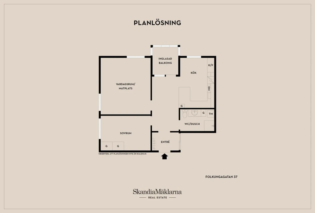 Planritning, Folkungagatan 37