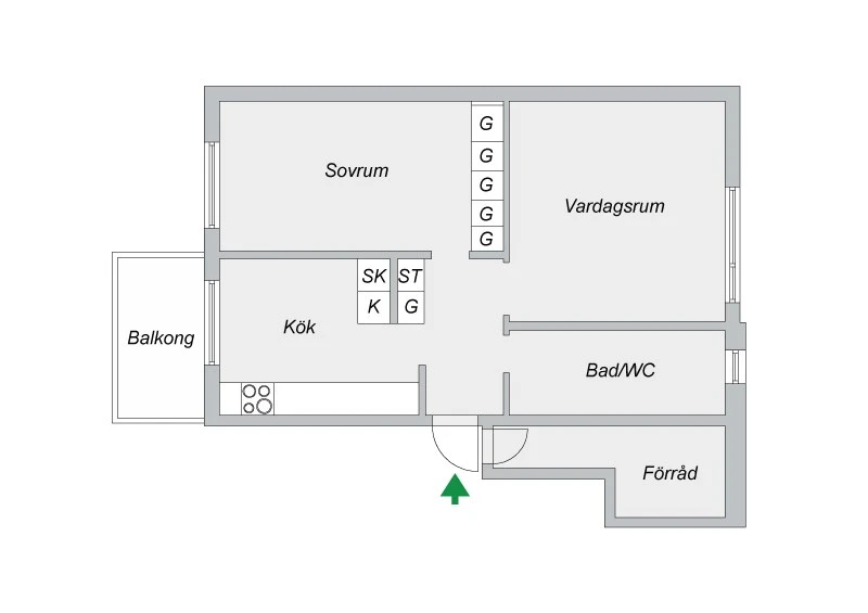 Planritning, Vetevägen 10