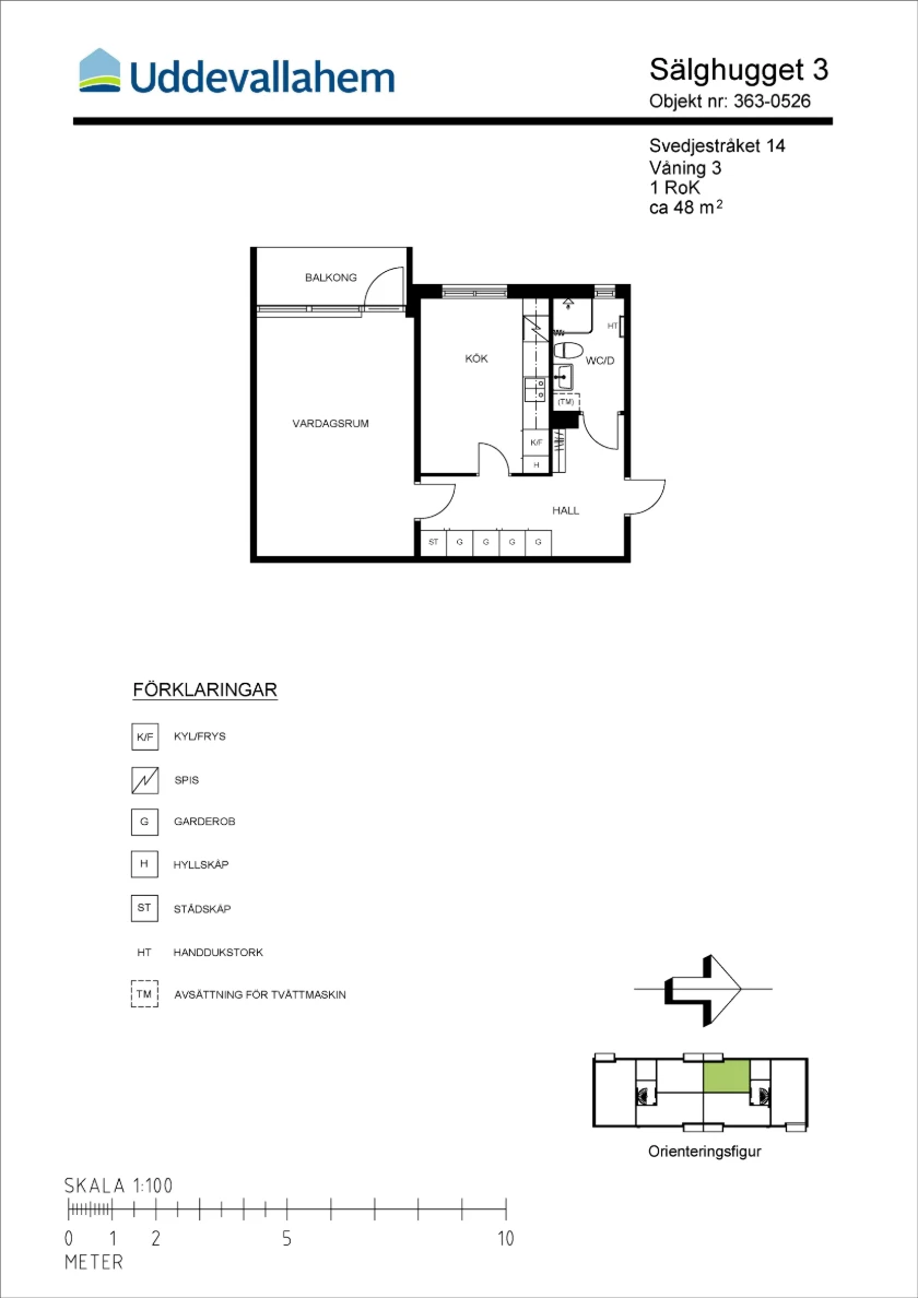 Planritning, Svedjestråket 14