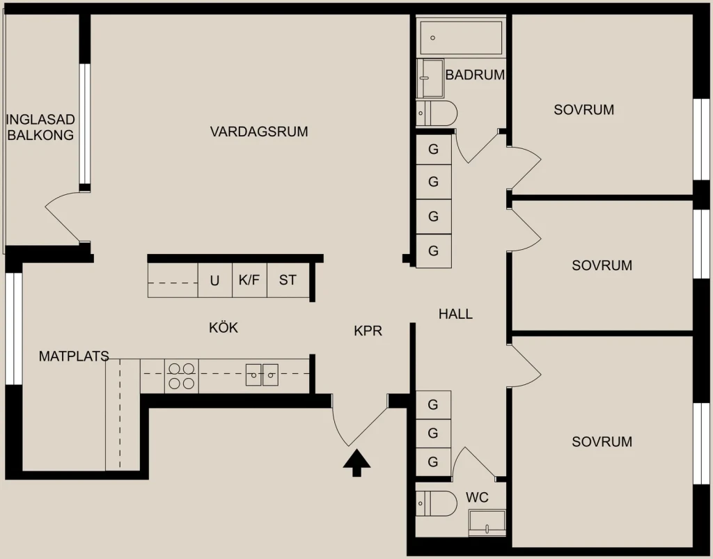 Planritning, Bandygränd 11