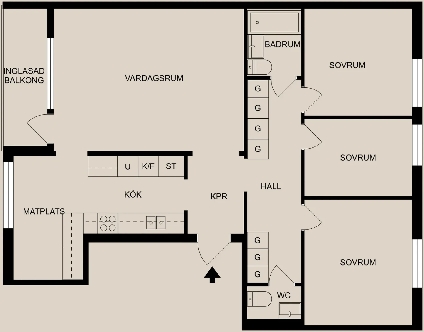 Planritning, Bandygränd 11