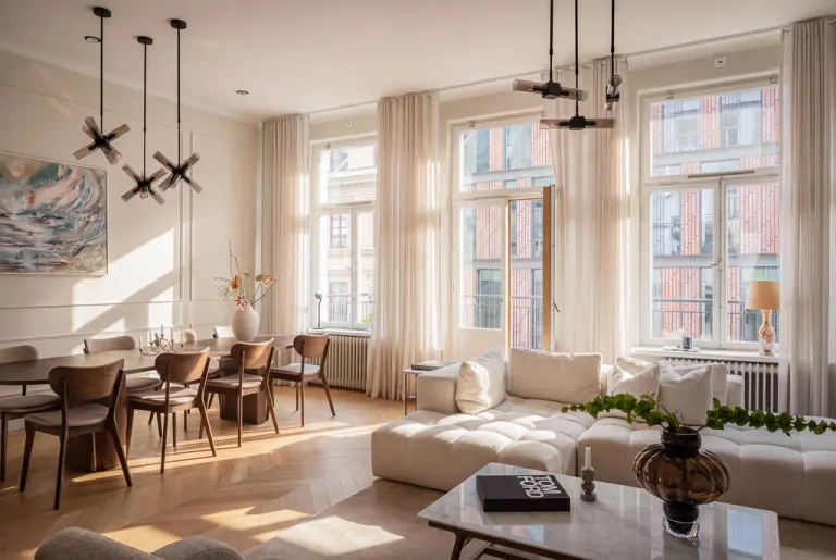 Bostadsrätt med 3 rum på Nybrogatan 19b i Stockholm