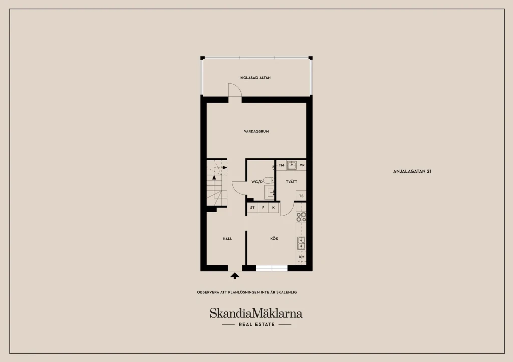 Planritning, Anjalagatan 21