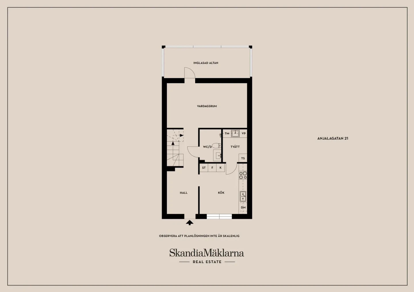 Planritning, Anjalagatan 21