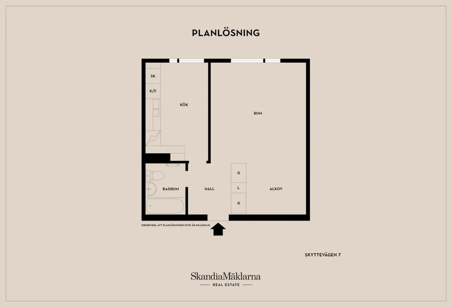 Planritning, Skyttevägen 7