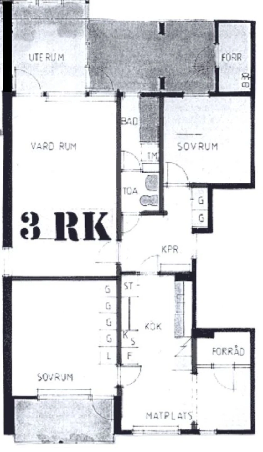 Planritning, Solgatan 9B