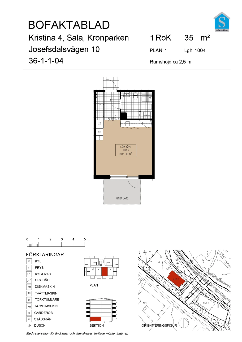 Planritning, Josefsdalsvägen 8
