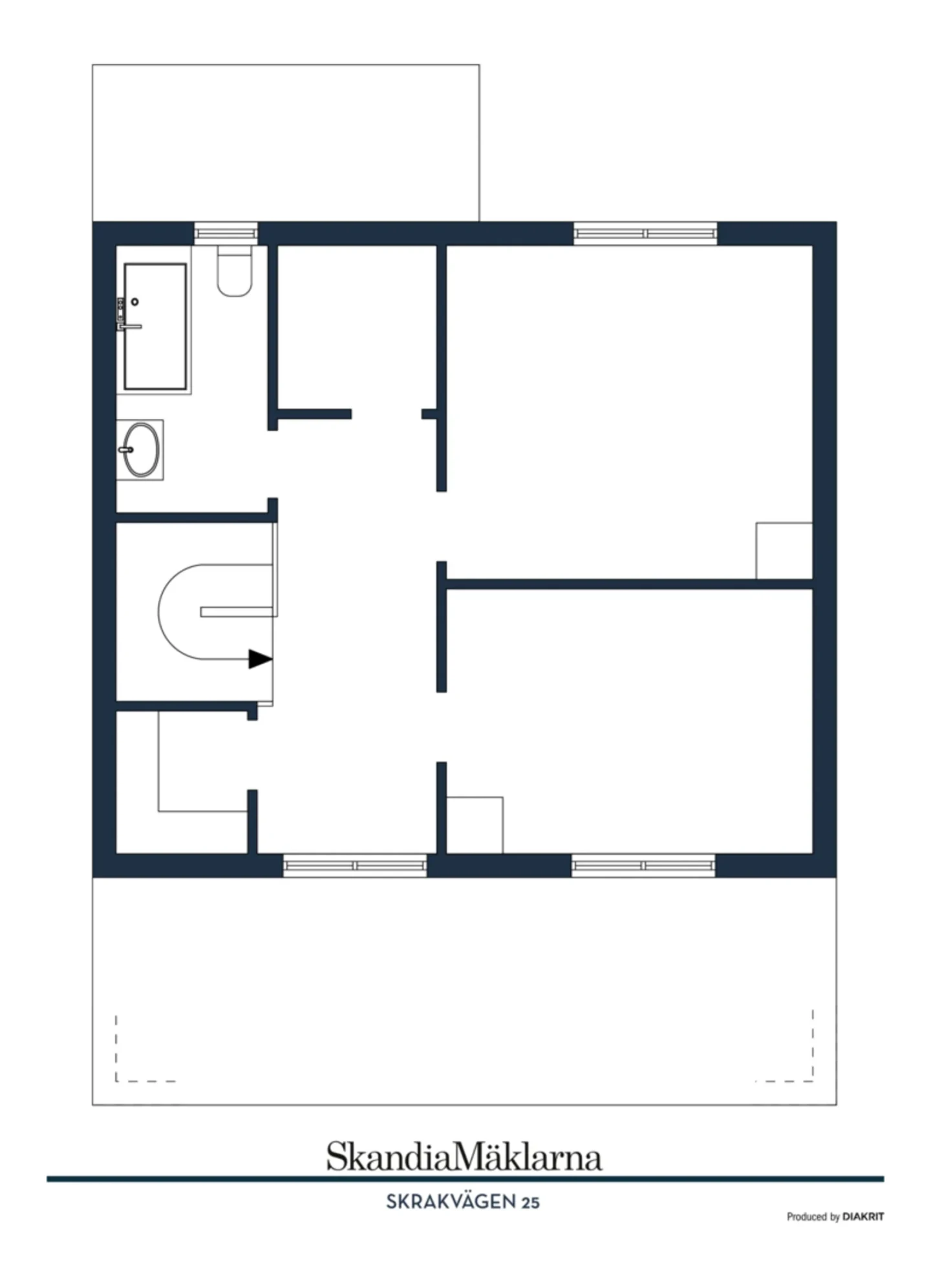 Planritning, Skrakvägen 25